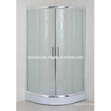 CE Certificated Acid Glass Sliding Door Shower Cubicle (AS-926)